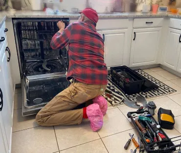 dish water installation